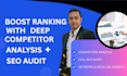provide advanced website SEO audit and competitor research