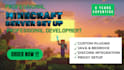 create minecraft animation, minecraft video, minecraft hub, spawn, plugins