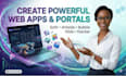 design glide app, softr, pory, airtable, bubble, webapp stacker, client portal