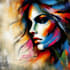 paint digital professional abstract art by hand