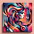 design and animate abstract album cover art