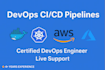 help set up devops cicd pipelines with docker kubernetes on AWS or azure