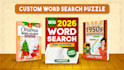 create custom word search puzzle activity book interior and cover for amazon KDP