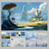 draw pixel art background and landscape