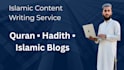 write authentic islamic articles, posts and blogs