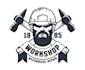 create great high quality tradesman logo with free source file