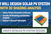 design solar pv systems on pvsyst with 3d shadow analysis