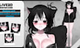make a custom anime vtuber model, and rig for vtube studio, vtuber avatar