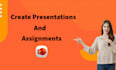 do presentations and assignments on power point