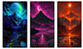 create anime style scenery