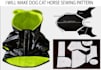 make dog, cat, horse sewing pattern with a4,a0 printable