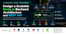 design a scalable nodejs backend architecture and rest API