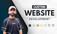 develop custom website as full stack website developer