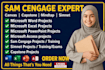 do sam cengage, simnet, capstone, mindtap projects in excel, word, ppt, access
