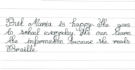 write anything with my beautiful handwriting