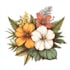 make beautiful elegant hand drawn botanical boho logo design