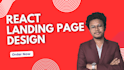 create a high converting react landing page with modern UI