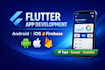 do flutter app development for students, small biz