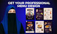 design professional restaurant menu design