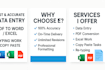 do fast and reliable data entry