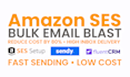 set up bulk email blast using amazon ses