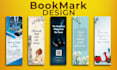 design clean, modern, and custom bookmark designs
