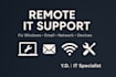 resolve windows, email, network, and server problems remotely