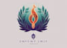 draw mystical botanical crest for luxury branding