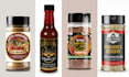 do professional sauce label, spice salsa tin honey jar label