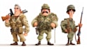 draw military themed illustrations