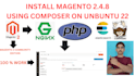 install magento 2 with opensearch, sample data, themes