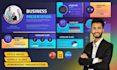 design pitch deck and modern ppt presentation