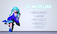 create 3d characters and assets