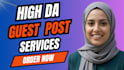 do premium seo guest posts and high da guestpost backlink