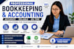 do bookkeeping, accounting, and financial reports