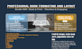format your book for amazon, ingram spark, lulu