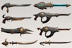 design unique weapons illustrations, assets and props