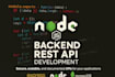 build nodejs backend rest apis with mongodb