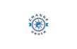 design unique great boat logo