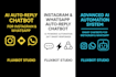 create ai auto reply chatbot for instagram and whatsapp automation