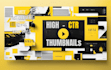 design high CTR youtube thumbnails that get more clicks