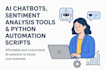 build ai chatbots, python automation scripts, web dev
