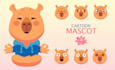 create cute character mascot illustration