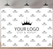 make backdrop banner, logo wall, media wall