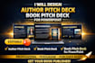 author pitch deck, book pitch deck for powerpoint