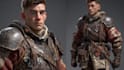 create realistic character model for commercial or games