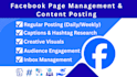 manage your facebook page and create engaging content