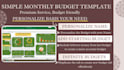 build an automated monthly budget tracker in excel and organize messy data