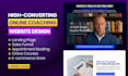 create a high ticket coaching sales funnel with landing page for online coaches