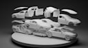 create professional 3d car models for games, animation and 3d printing